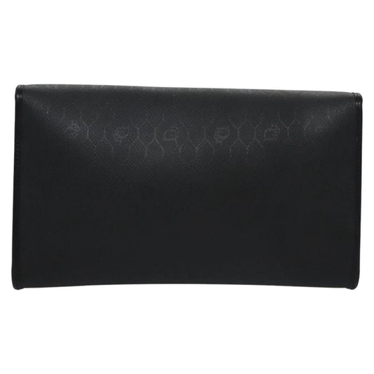 Christian Dior Vintage Honeycomb chain Canvas, BLACK, CANVAS, Handbag