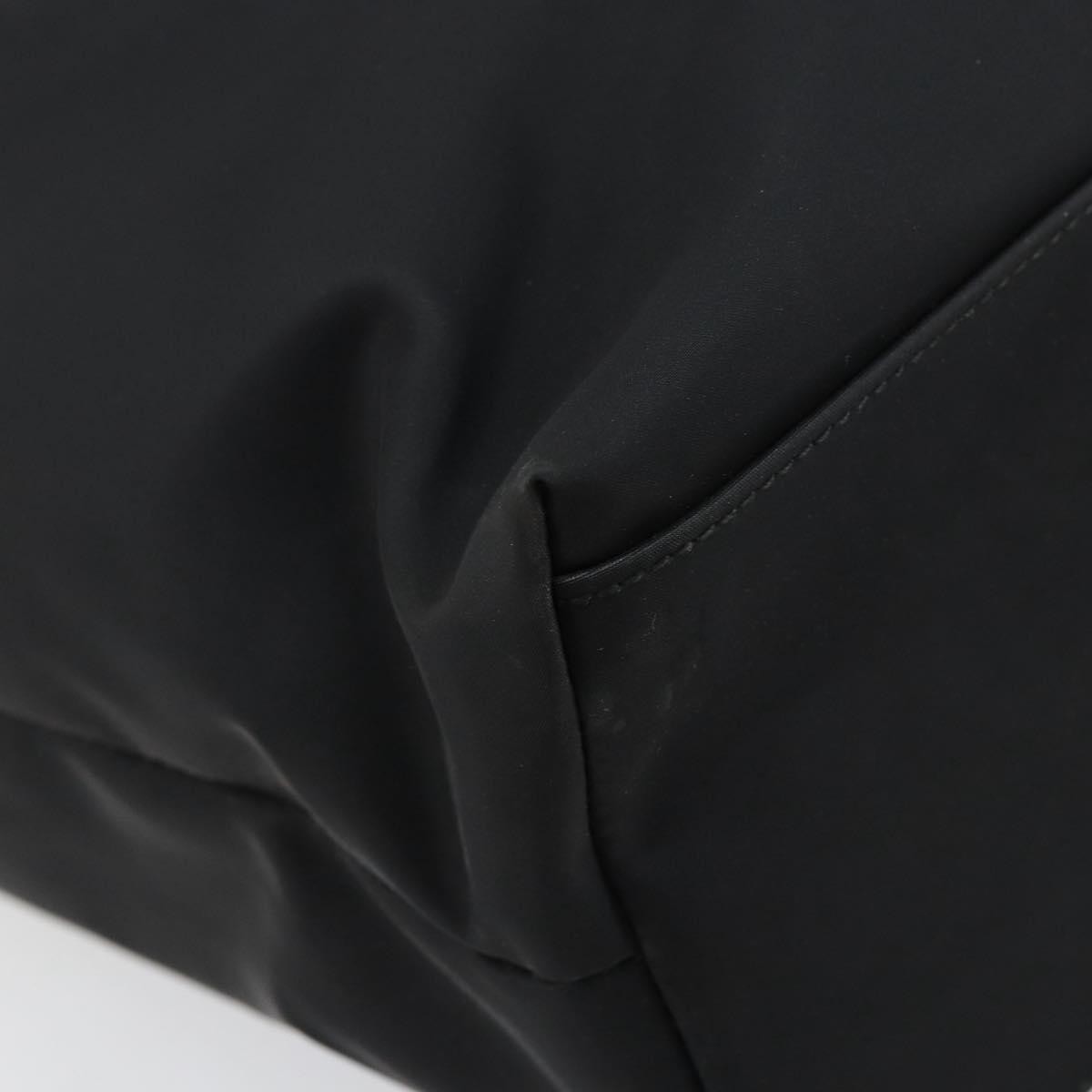 Salvatore Ferragamo Gancini Tote Nylon, BLACK, NYLON, Tote bag