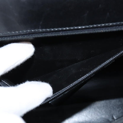 Salvatore Ferragamo Gancini Convertible Top Handle Bag Leather, BLACK, LEATHER, Handbag