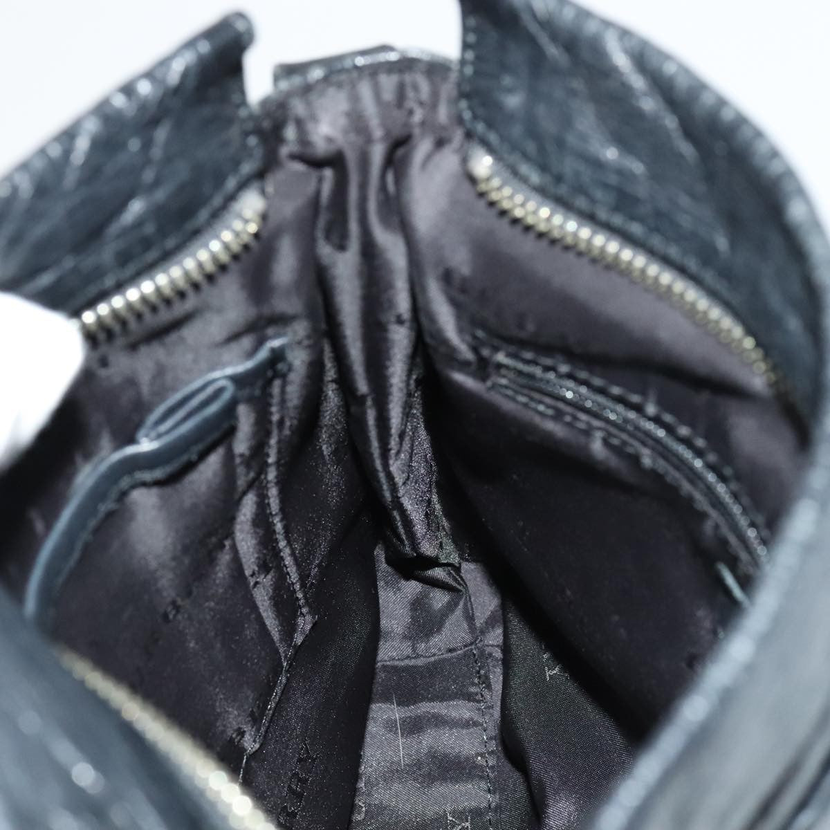 Burberry Vintage Crossbody Bag Leather, BLACK, LEATHER, Shoulder bag