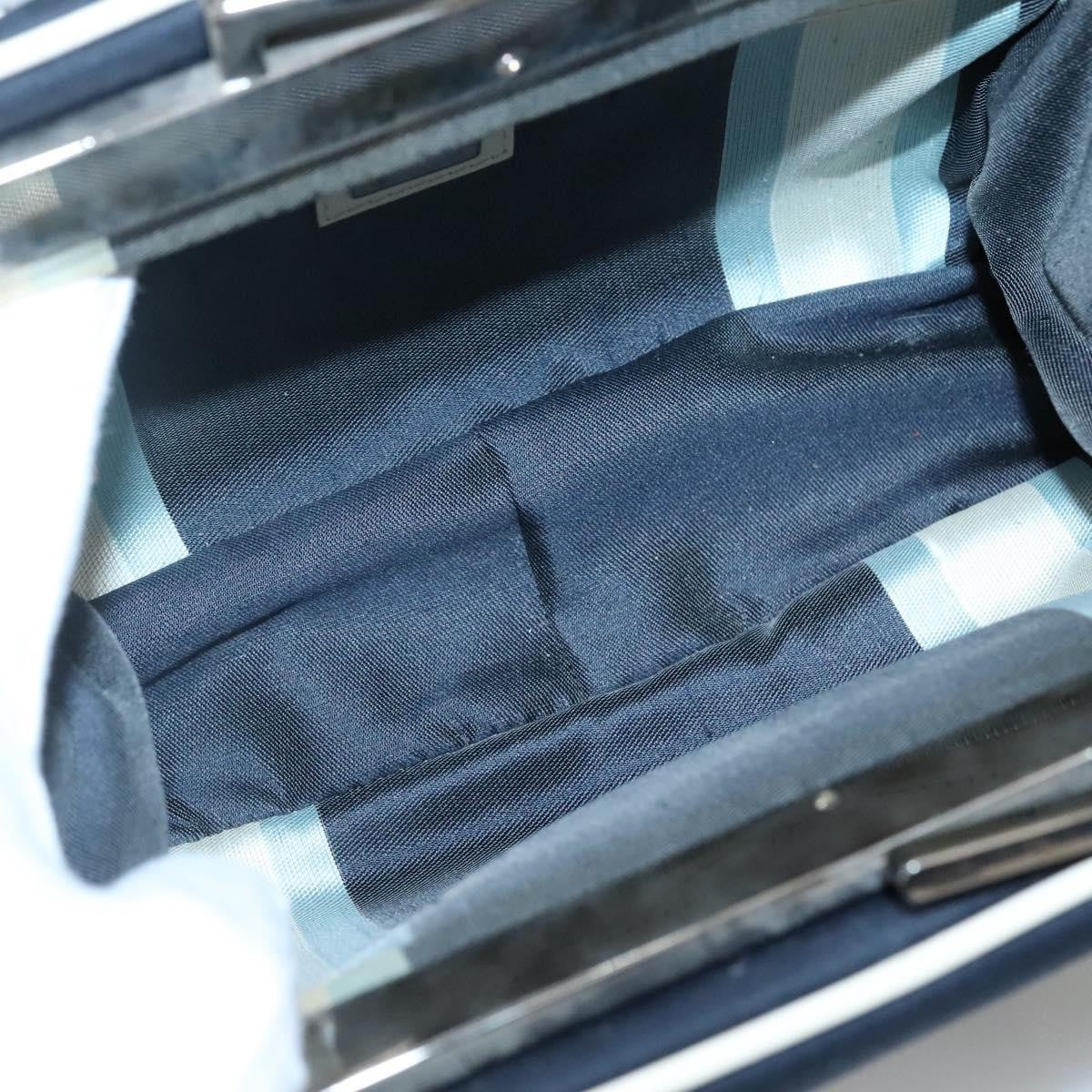 Fendi Vintage Top Handle Bag PVC, NAVY, CANVAS, Handbag