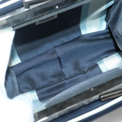 Fendi Vintage Top Handle Bag PVC, NAVY, CANVAS, Handbag