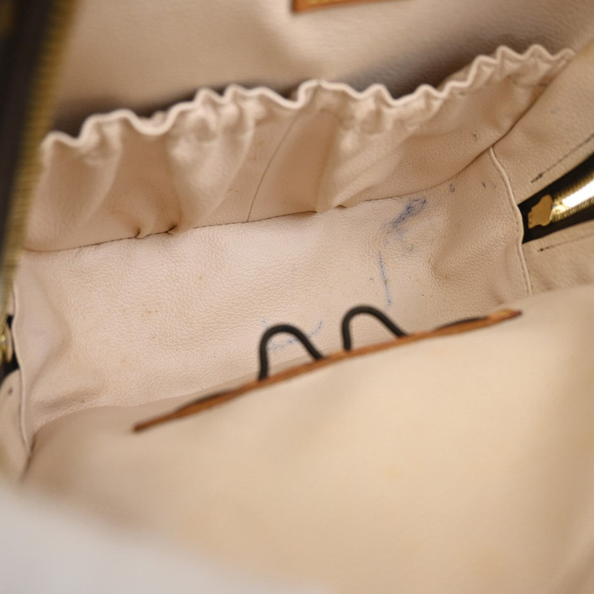 Louis Vuitton Spontini Handbag Monogram Canvas, BROWN, CANVAS, Handbag