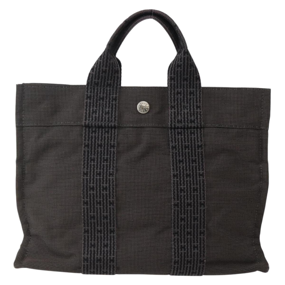 Hermes Fourre-tout Herline Fourre-tout Herline, GRAY, CANVAS, Tote bag