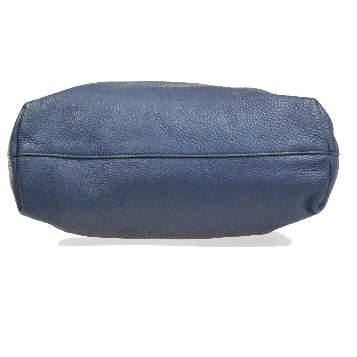 Prada Shopping Tote Vitello Daino, Navy, Leather, Tote Bag
