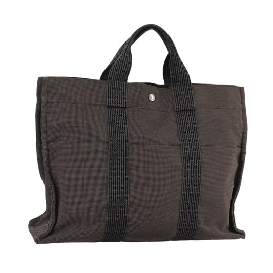 Hermes Fourre-tout Herline Fourre-tout Herline, GRAY, CANVAS, Tote bag