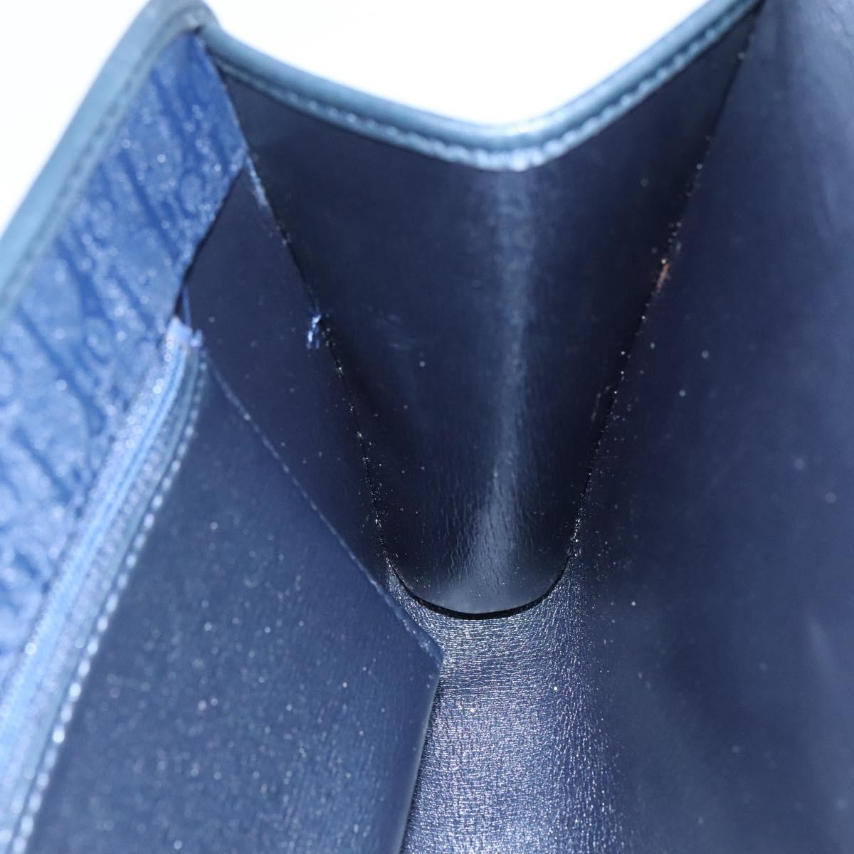 Christian Dior Vintage Trotter Shoulder Bag Canvas, NAVY, CANVAS, Shoulder bag