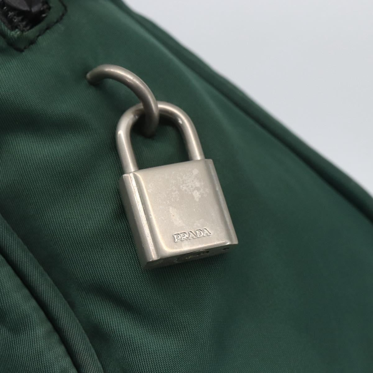 Prada Vintage Handbag Tessuto, GREEN, NYLON, Handbag