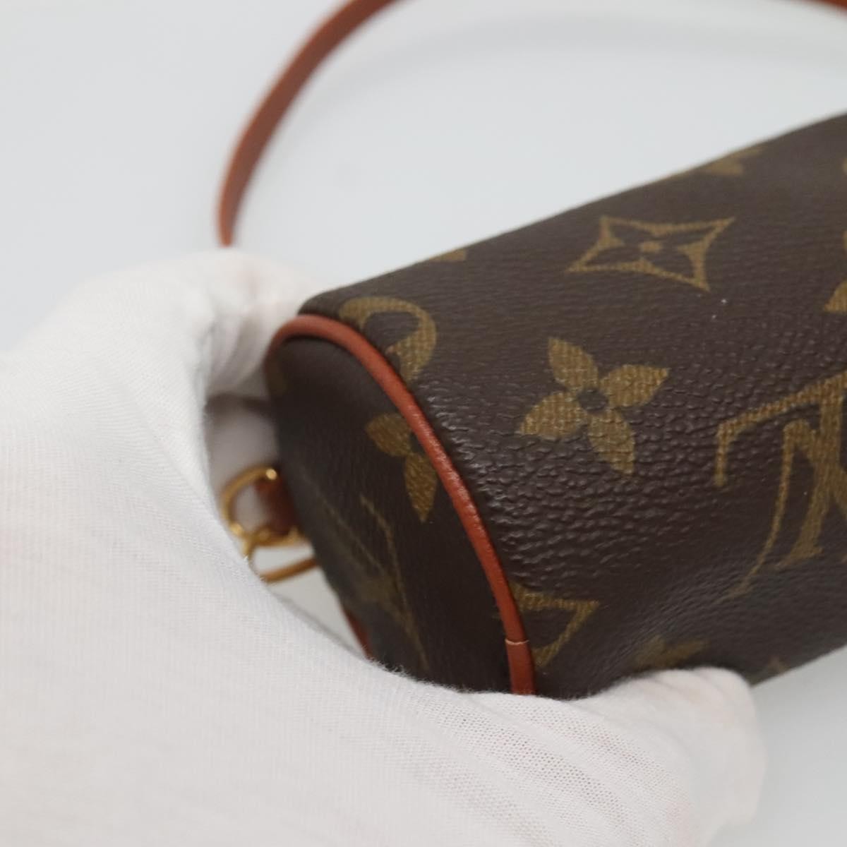 Louis Vuitton Papillon Pochette Monogram Canvas, BROWN, CANVAS, Handbag