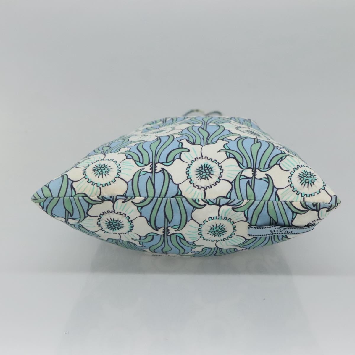 Prada Travel Pouch Tessuto, BLUE, COTTON, Clutche & pouche