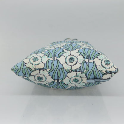 Prada Travel Pouch Tessuto, BLUE, COTTON, Clutche & pouche