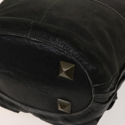 Chloe Vintage Shoulder Bag Leather, BLACK, LEATHER, Shoulder bag