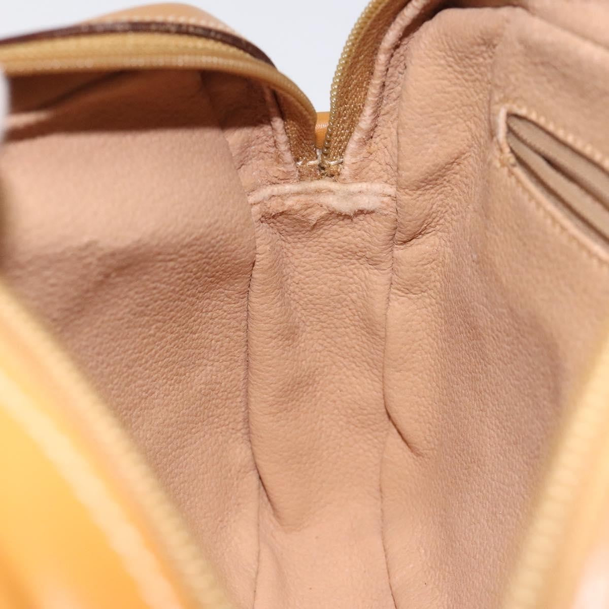 Gucci Zip Pouch GG Canvas, BEIGE, PVC, Shoulder bag