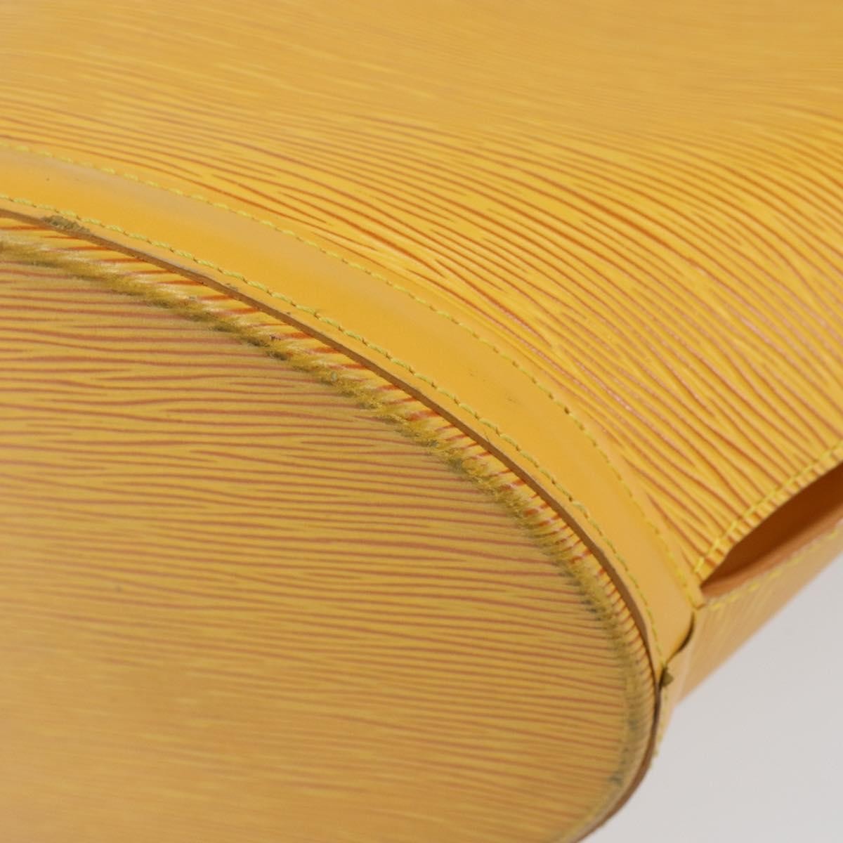 Louis Vuitton Saint Jacques Handbag Epi Leather, YELLOW, LEATHER, Shoulder bag