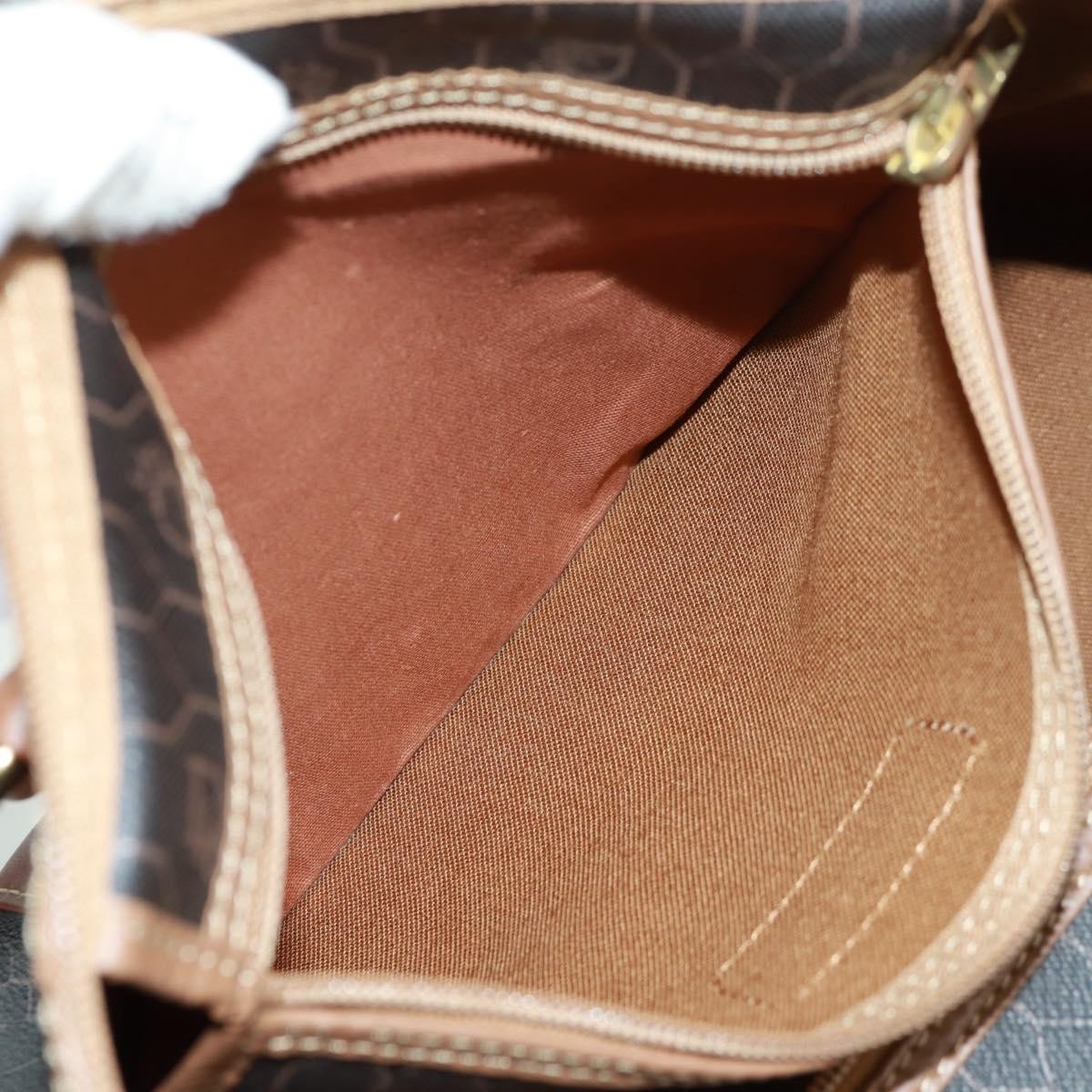 Christian Dior Vintage Honeycomb Boston bag Canvas and Leather, BLACK, PVC, Travel bag