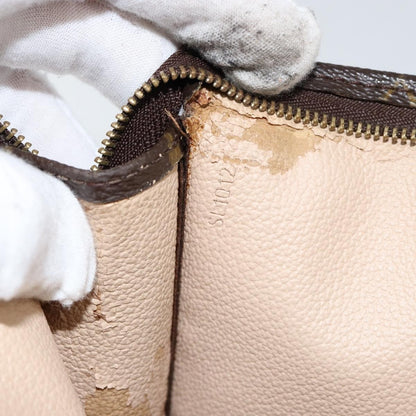 Louis Vuitton Pochette Voyage Monogram Eclipse Canvas, BROWN, CANVAS, Clutche & pouche