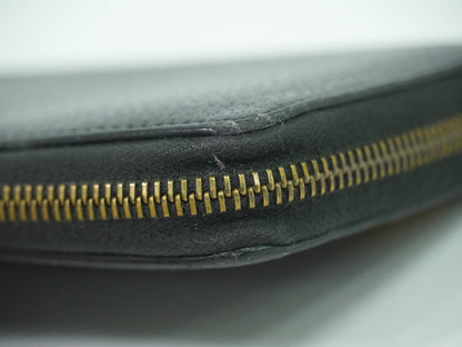 Gucci GG Marmont Zip Around Wallet Leather, BLACK, LEATHER, Wallets