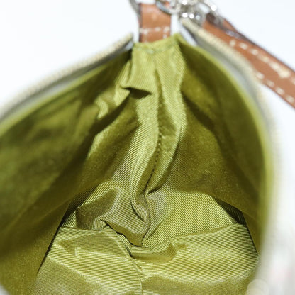 Burberry Nova check Pochette Nylon, GREEN, NYLON, Clutche & pouche