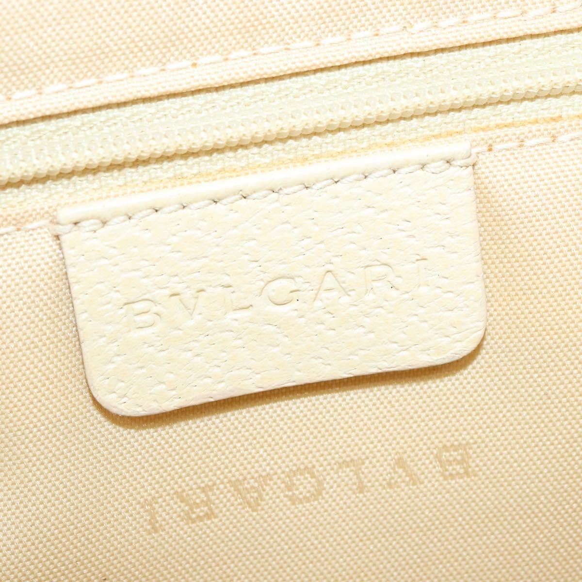 Bvlgari B.Zero1 Logomania Bag Canvas with Leather, BEIGE, CANVAS, Shoulder bag