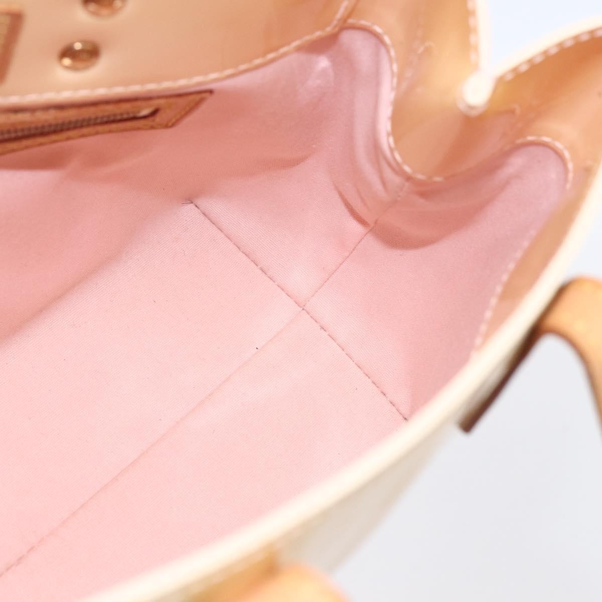 Louis Vuitton Reade Handbag Monogram Vernis, BEIGE, PATENT_LEATHER, Handbag