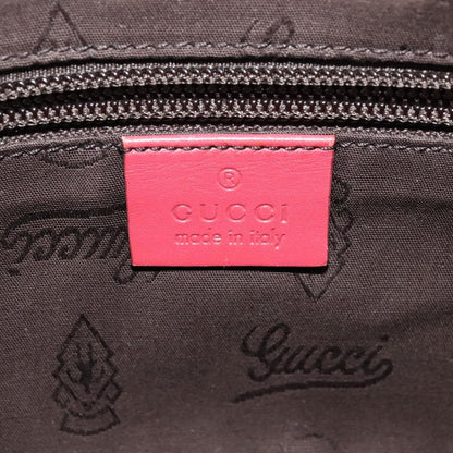 Gucci Zip Messenger Bag (Outlet) Canvas, RED, CANVAS, Shoulder bag