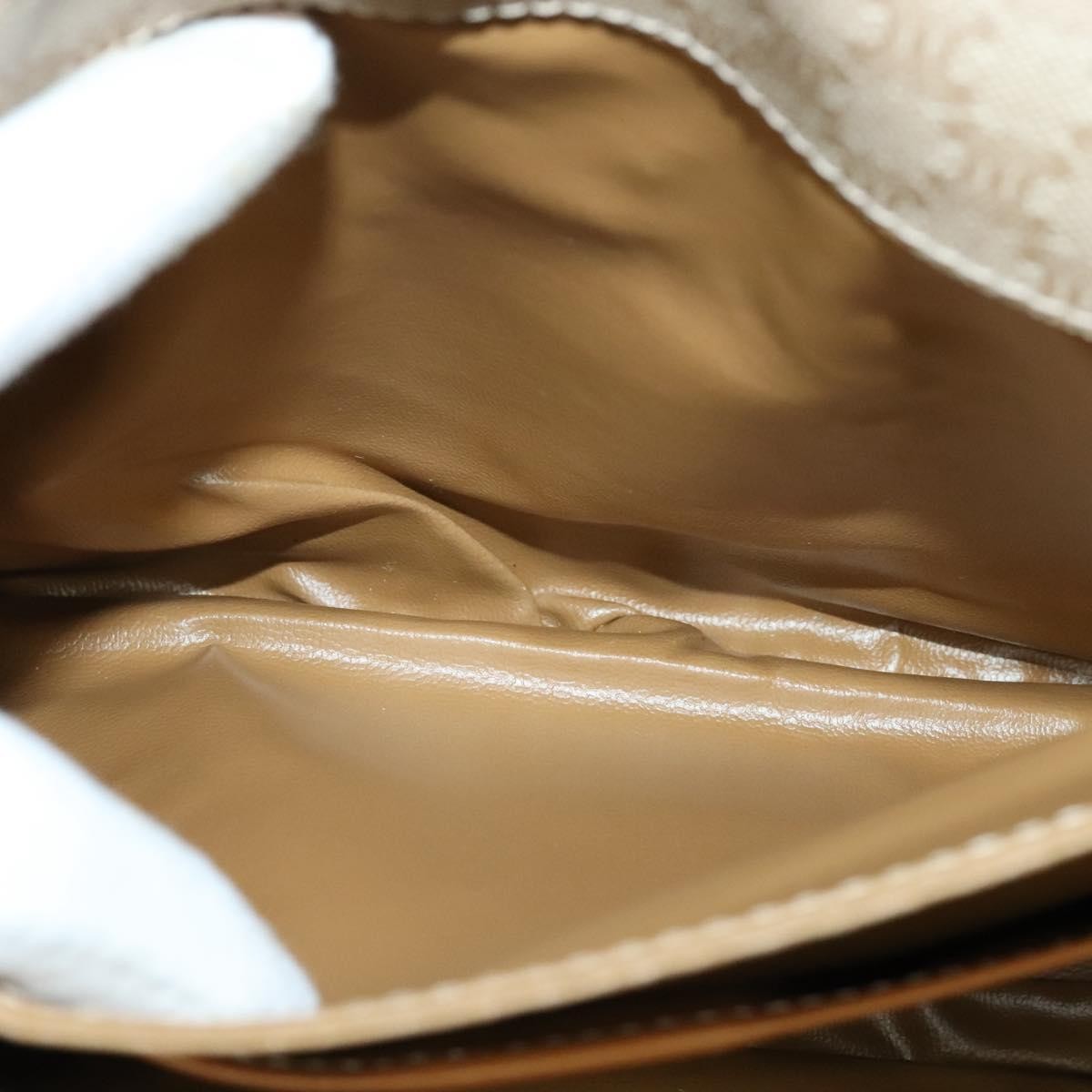 Celine Macadam Shoulder Bag Canvas, BEIGE, CANVAS, Shoulder bag