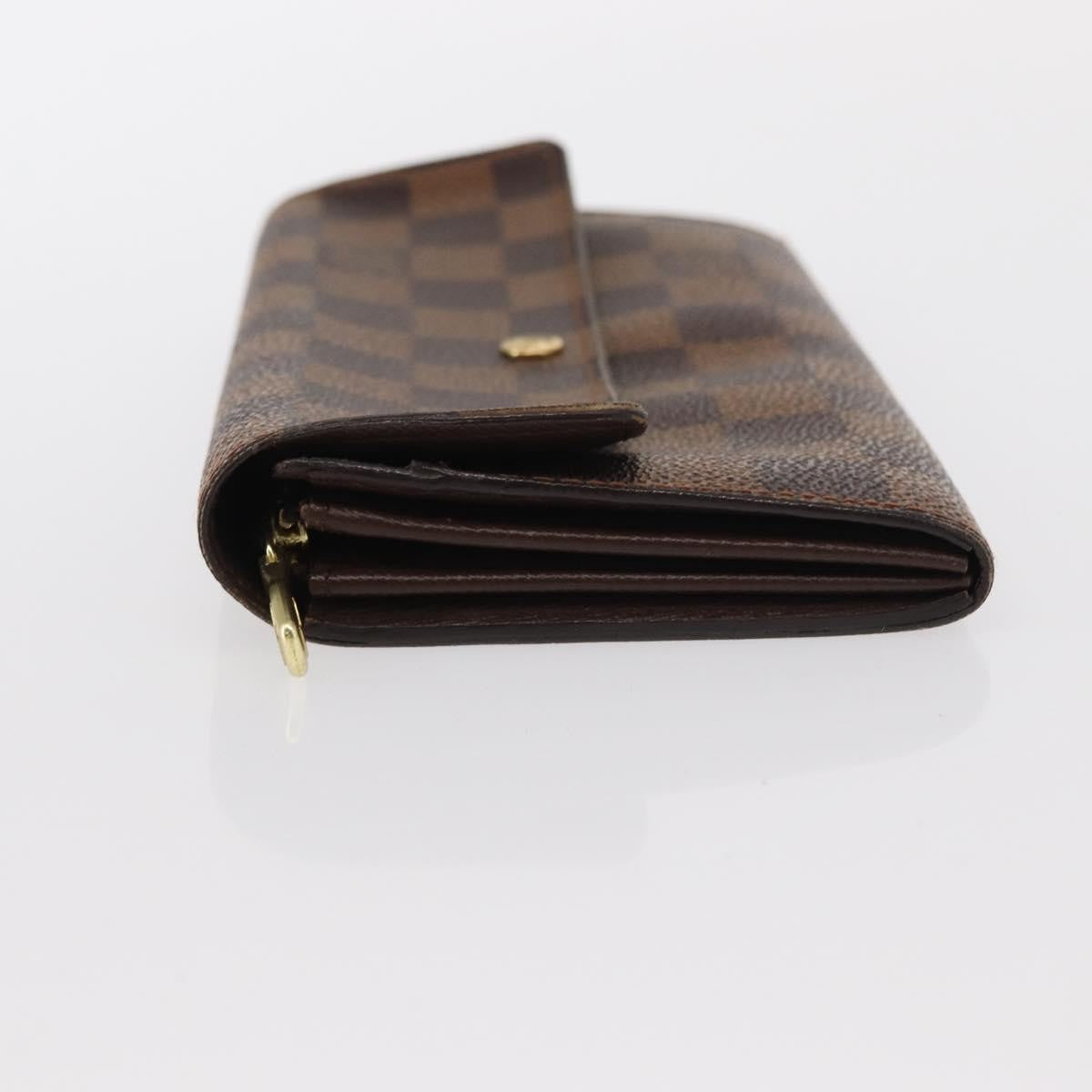 Louis Vuitton Sarah Wallet NM Damier, BROWN, CANVAS, Wallets