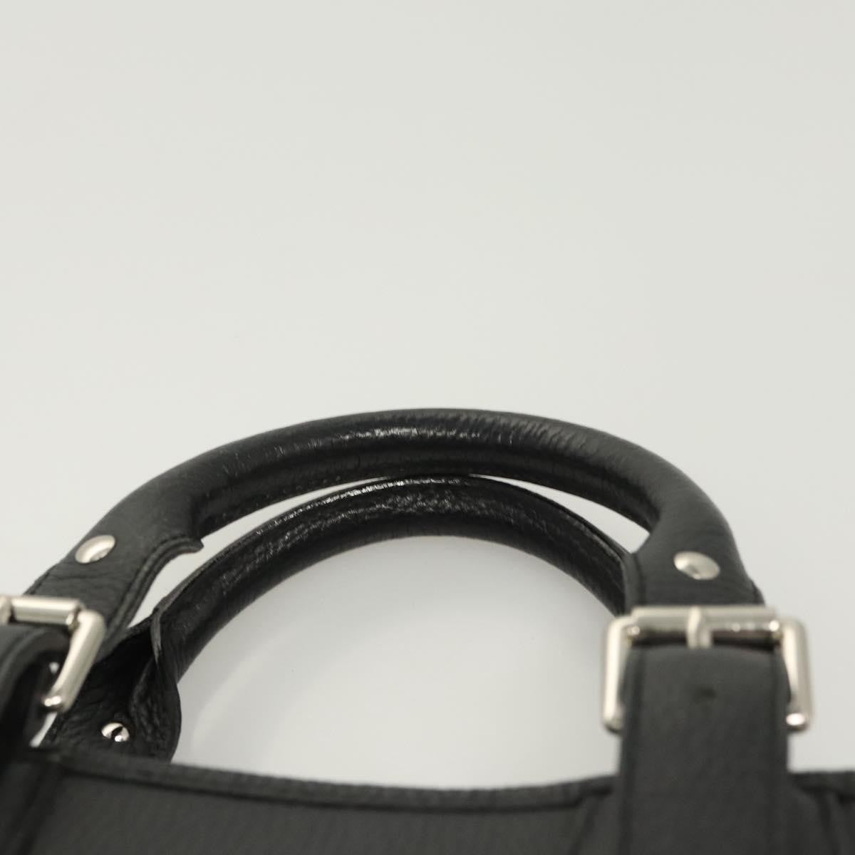 Burberry Vintage Handbag Leather, BLACK, LEATHER, Handbag