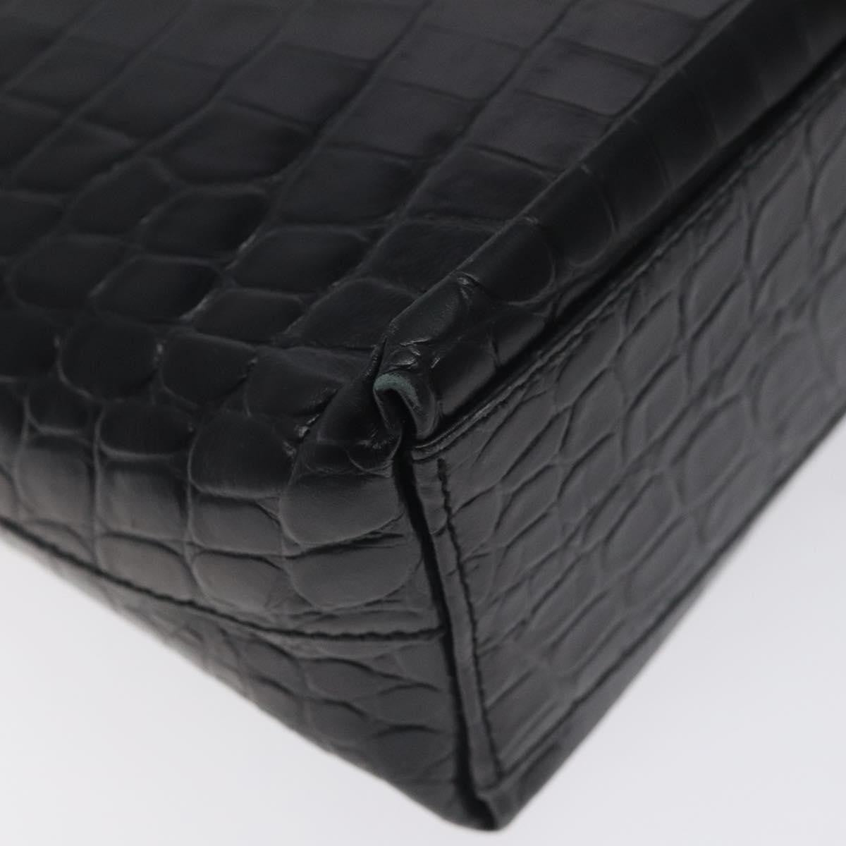 Salvatore Ferragamo Vara shoulder Bag Leather, BLACK, LEATHER, Shoulder bag