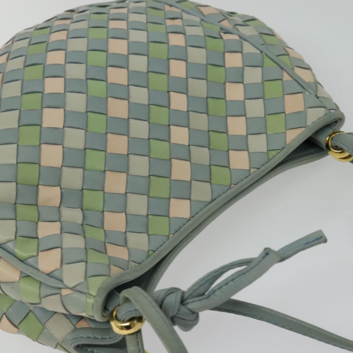 Bottega Veneta Drawstring Hobo Intrecciato Nappa, BLUE, LEATHER, Shoulder bag