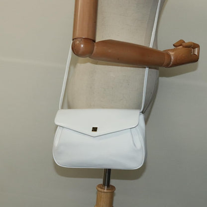 Givenchy Vintage 4G shoulder bag Leather, WHITE, LEATHER, Shoulder bag