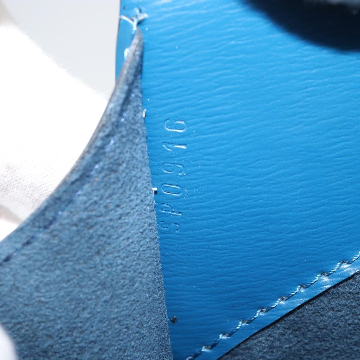 Louis Vuitton Cluny Shoulder Bag Epi Leather, BLUE, LEATHER, Shoulder bag