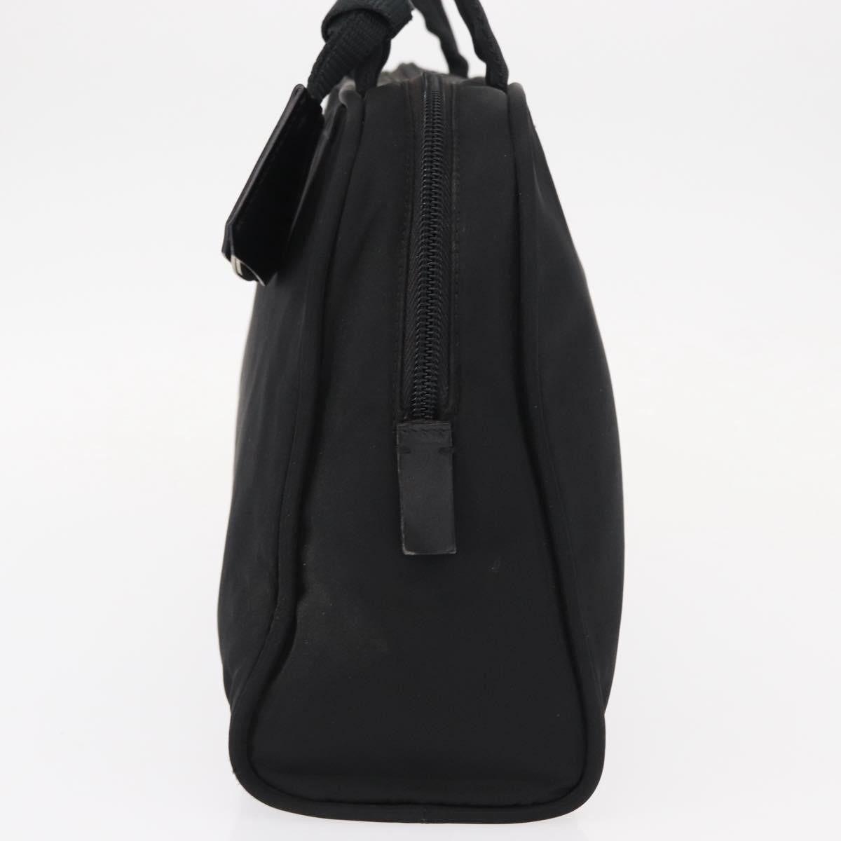 Prada Bowling Shoulder Bag Tessuto, BLACK, NYLON, Shoulder bag