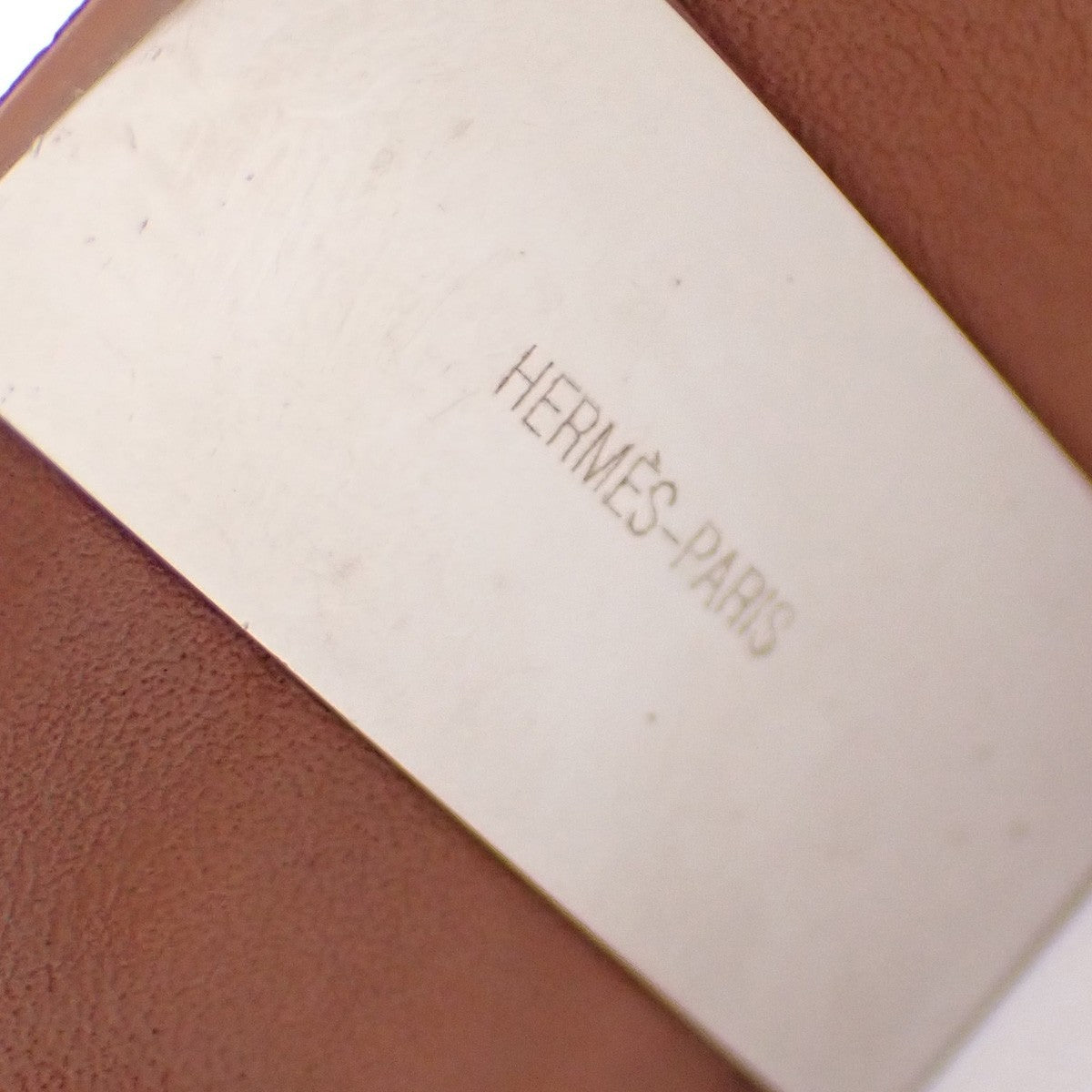 Hermes Collier de Chien Bracelet Leather, Orange, Leather, Bracelet