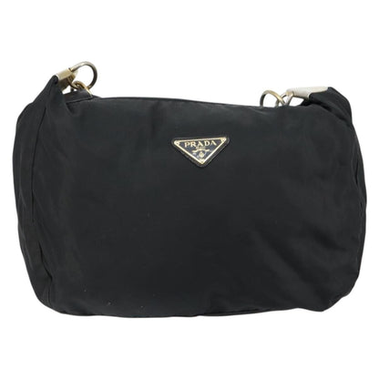 Prada Vintage Shoulder Bag Tessuto, BLACK, NYLON, Shoulder bag