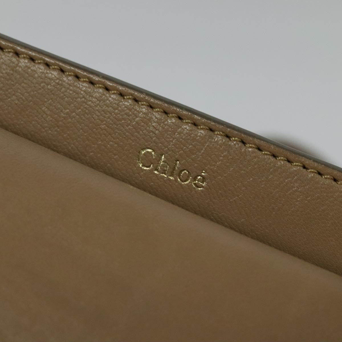 Chloe Georgia Shoulder Bag Leather, BEIGE, LEATHER, Shoulder bag