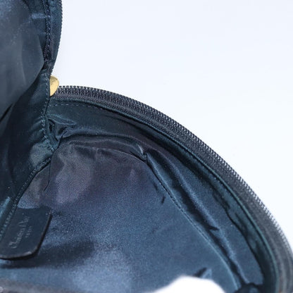 Christian Dior Vintage Saddle Coin Purse Diorissimo Canvas, BLUE, CANVAS, Clutche & pouche