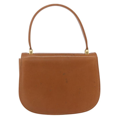 Gucci Vintage Handbag Leather, BROWN, LEATHER, Handbag