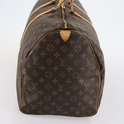 Louis Vuitton Keepall Bag Monogram Canvas, BROWN, CANVAS, Travel bag