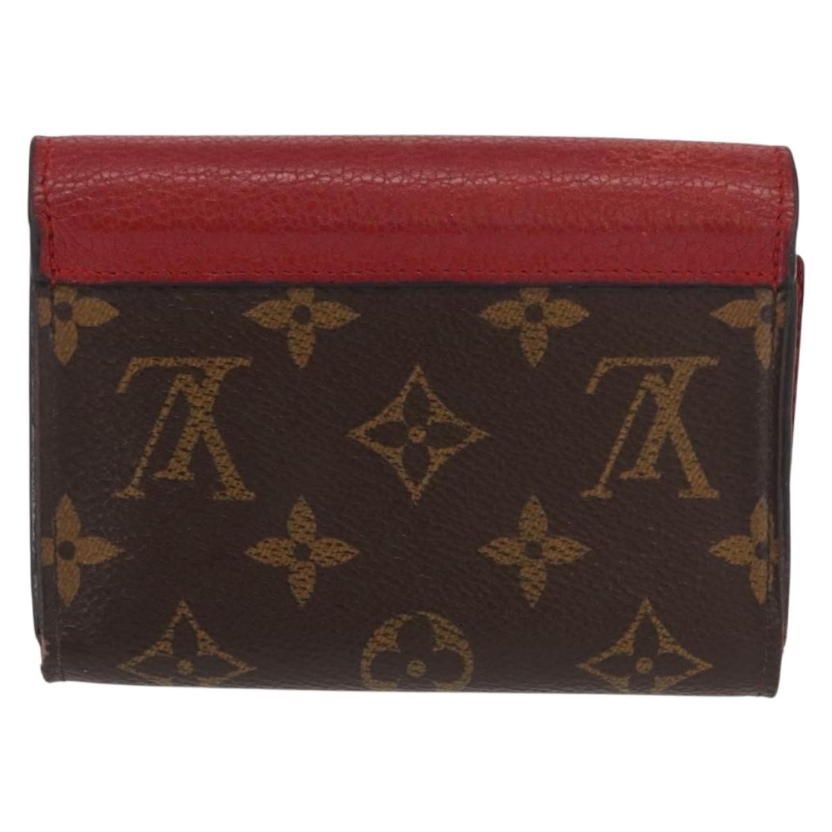 Louis Vuitton Pallas Wallet NM Monogram Canvas and Calfskin, BROWN, CANVAS, Wallets