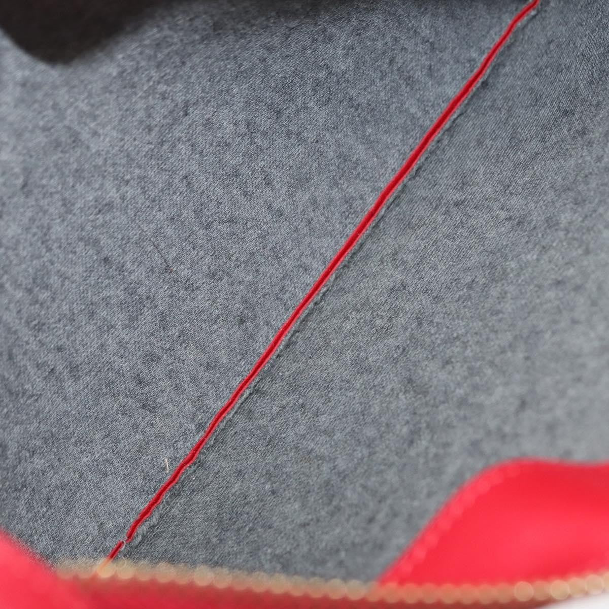 Celine Trio Crossbody Bag Leather, RED, LEATHER, Shoulder bag