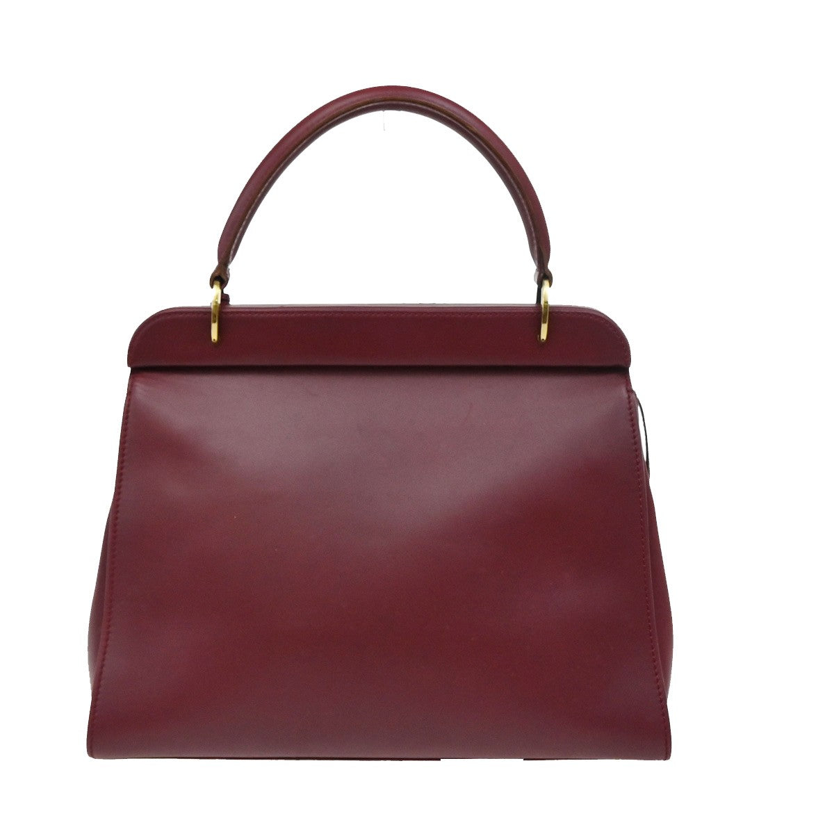 Gucci Belt Buckle Top Handle Bag Leather, RED, LEATHER, Handbag