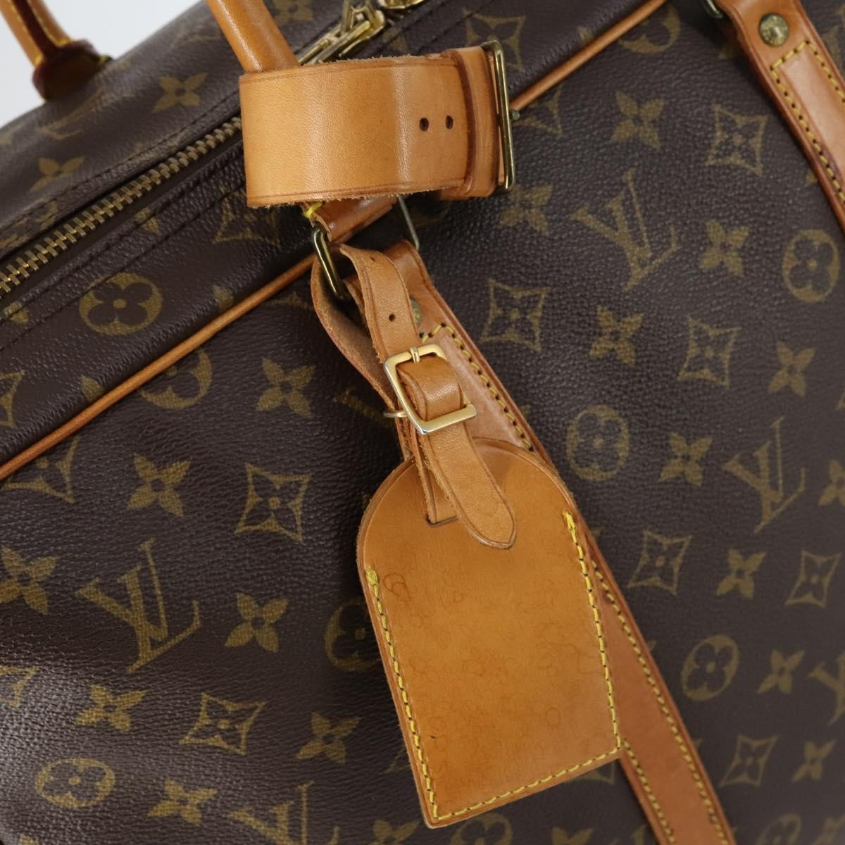 Louis Vuitton Sirius Handbag Monogram Canvas, BROWN, CANVAS, Travel bag