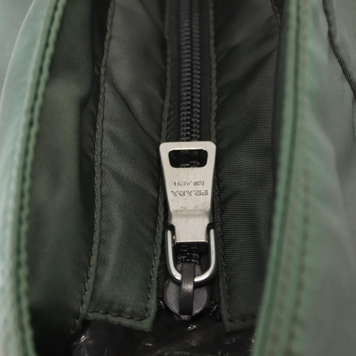 Prada Vela Convertible Tote Tessuto, KHAKI, NYLON, Tote bag