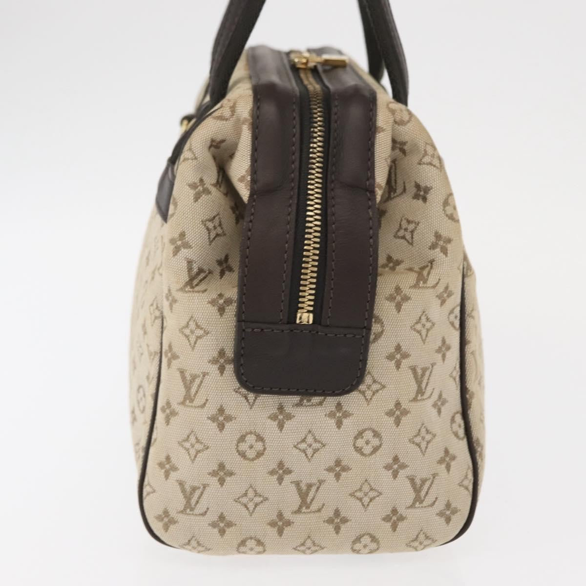 Louis Vuitton Josephine Handbag Mini Lin, KHAKI, CANVAS, Handbag