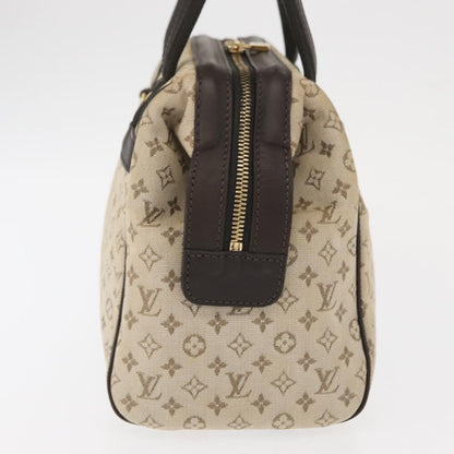 Louis Vuitton Josephine Handbag Mini Lin, KHAKI, CANVAS, Handbag