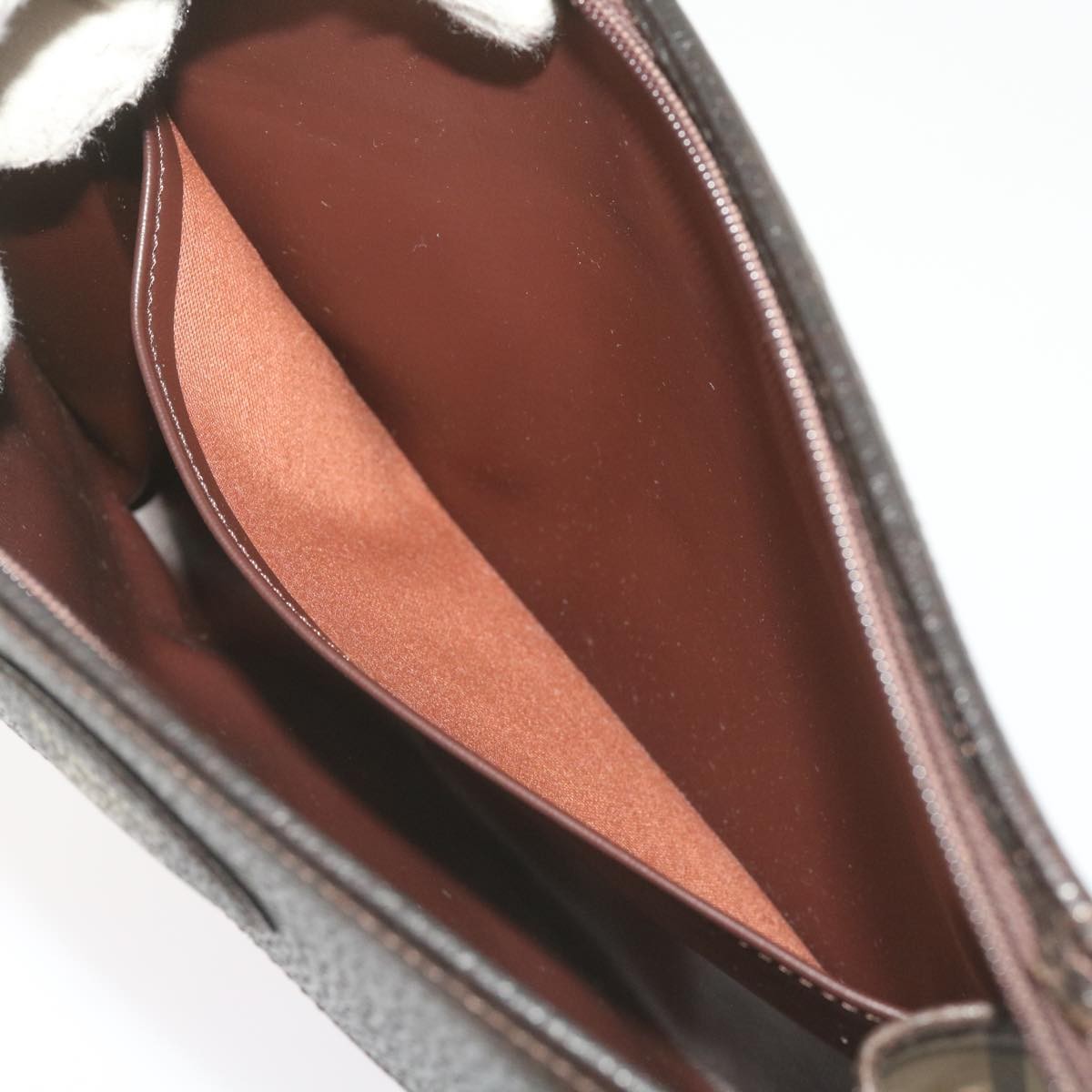 Burberry Nova check Pochette Canvas, BEIGE, CANVAS, Clutche & pouche