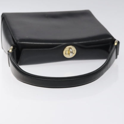 Gucci Vintage Convertible Box Crossbody Bag Leather, BLACK, LEATHER, Handbag