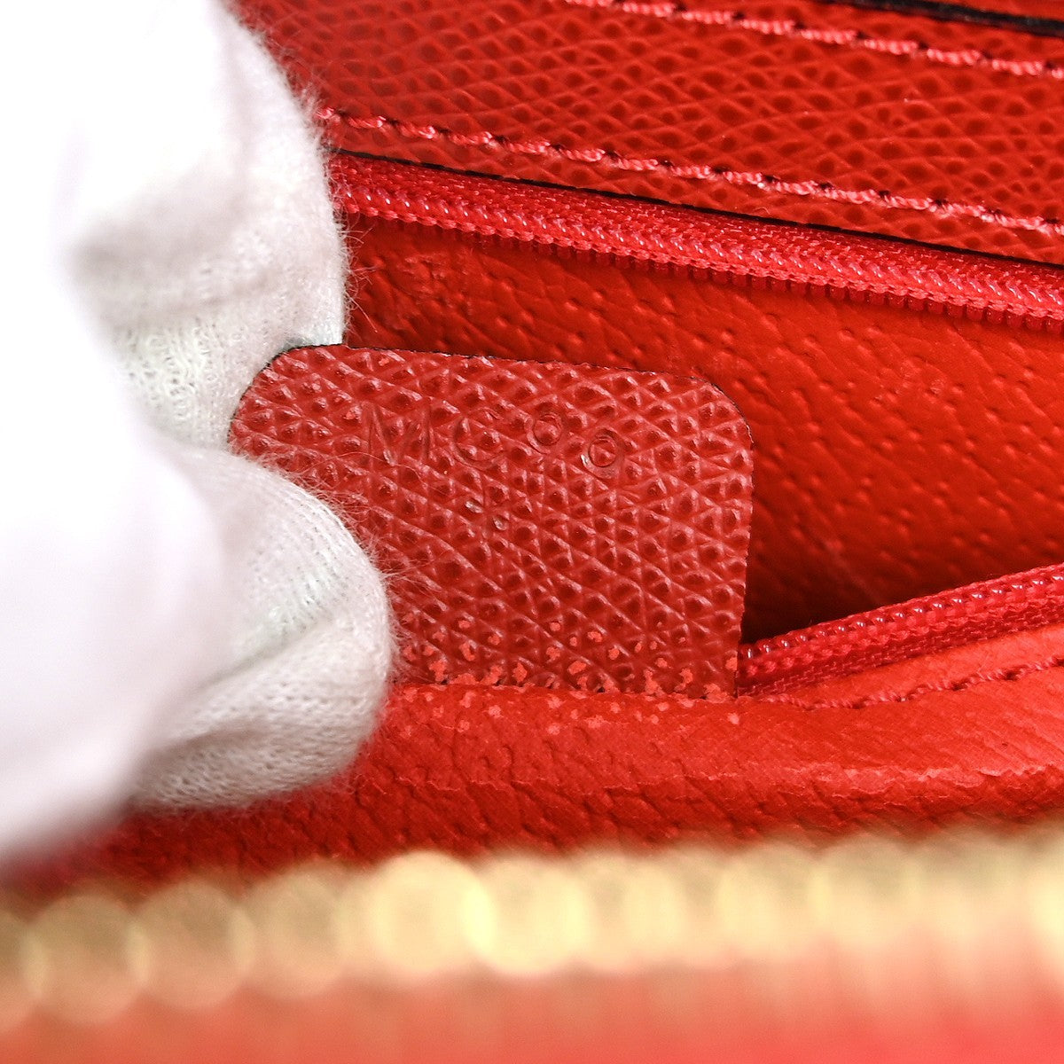 Celine Vintage turn lock shoulder bag Leather, RED, LEATHER, Tote bag