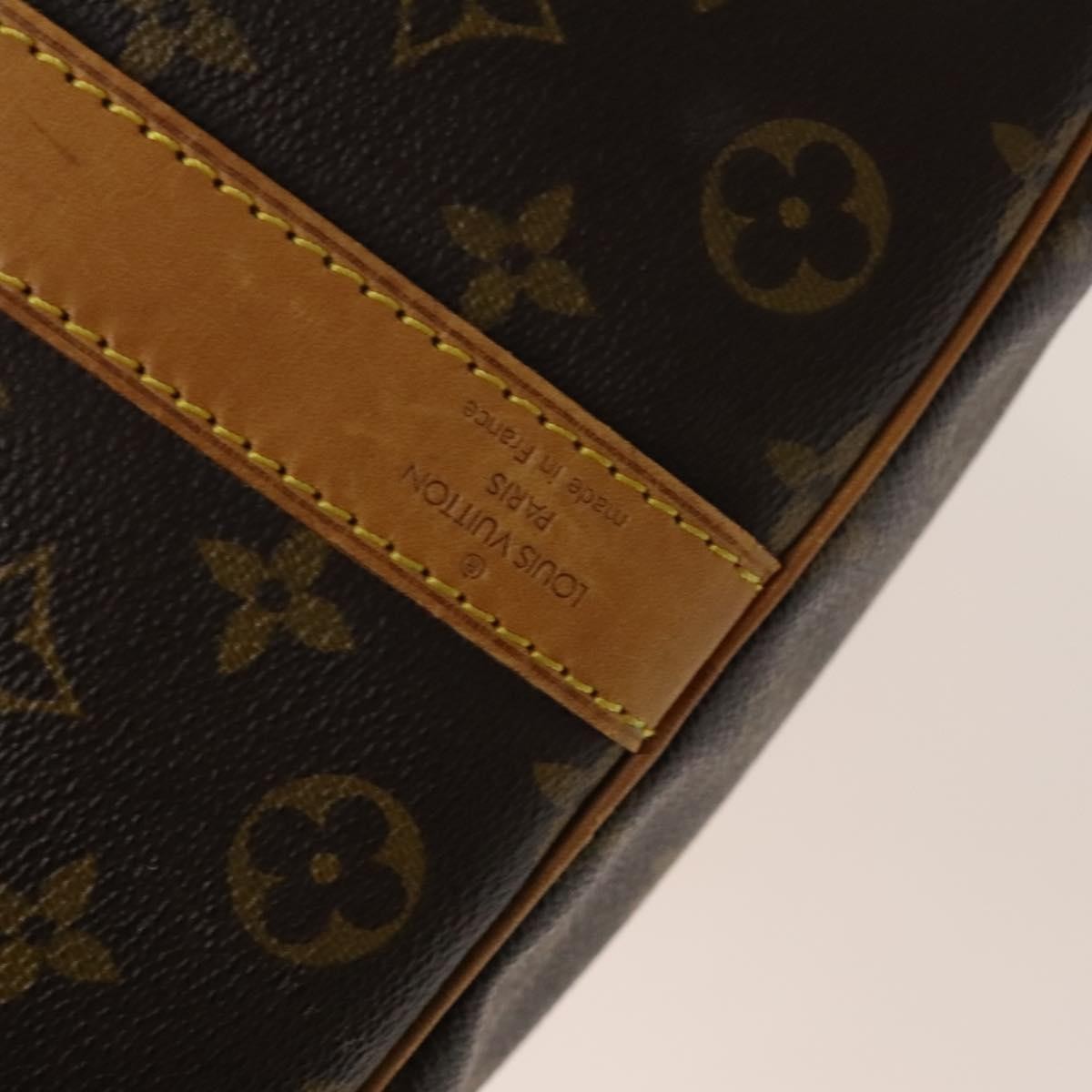 Louis Vuitton Keepall Bandouliere Bag Monogram Canvas, BROWN, CANVAS, Travel bag